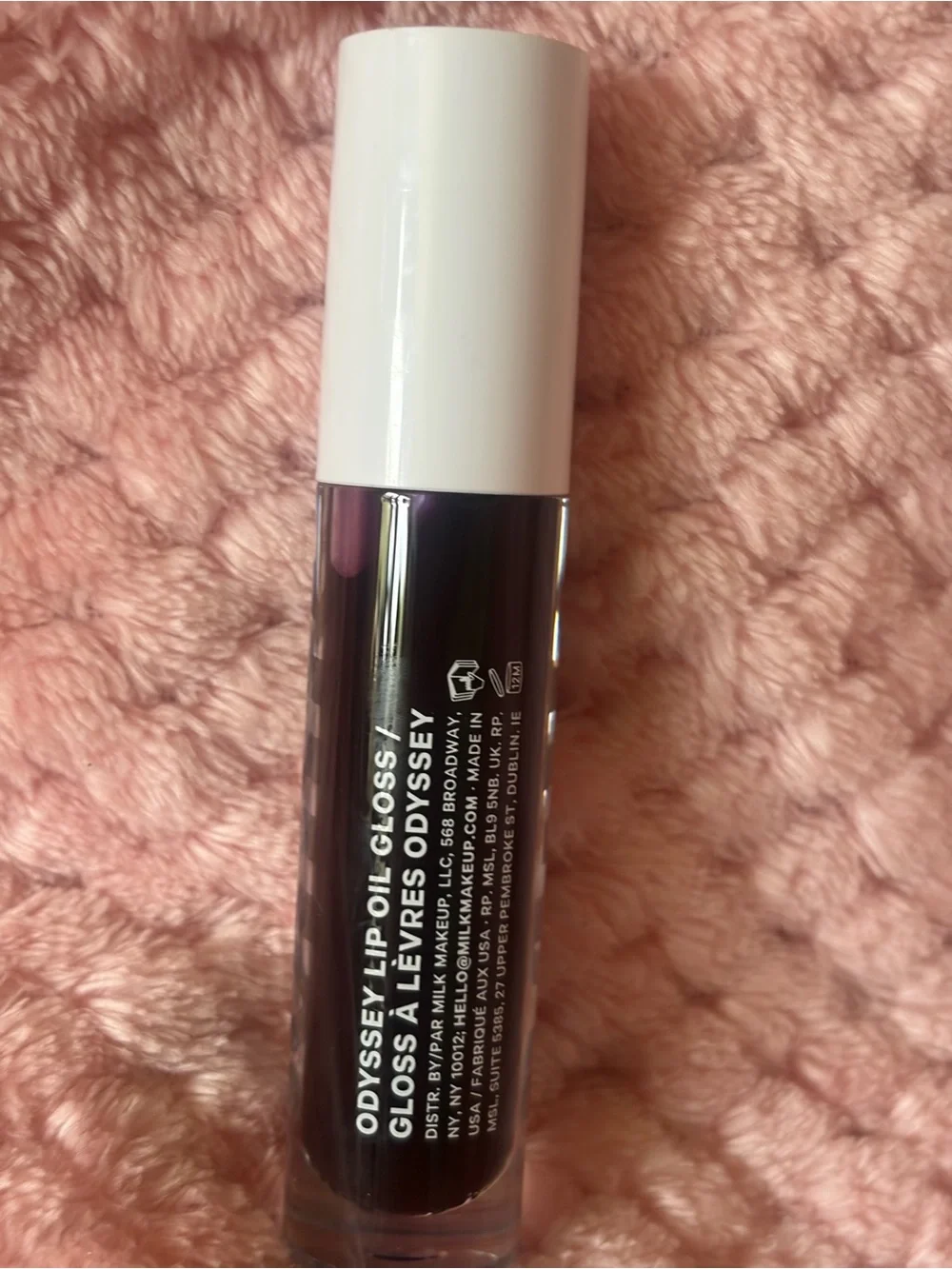 Milk Makeup Odyssey Lip Gloss Liquid Shine  Voyage  Blackberry